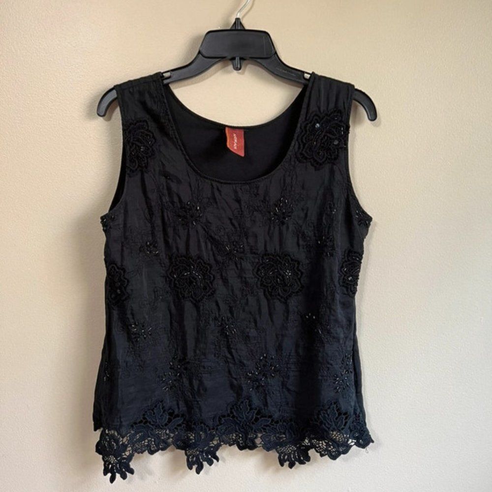 Andrade medium/large black tank top‎